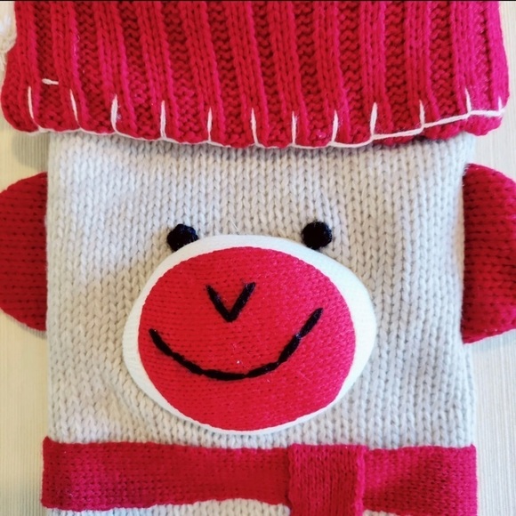Sock Monkey 18” Christmas Stocking - Picture 2 of 3